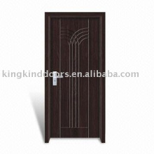 Interior de PVC barato madera puerta JKD-606 de marca de fábrica de China